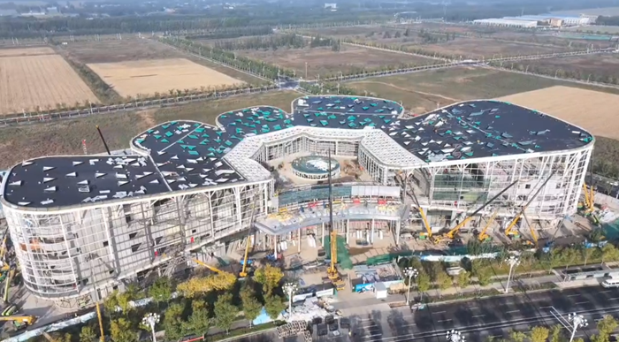 年光伏发电可达95万度！济南这个零碳智慧建筑6月底将竣工_泉城新闻_大众网(图1)