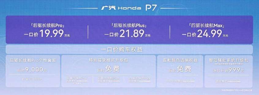 广本P7上市1999万元起新驾趣纯电SUV！(图1)