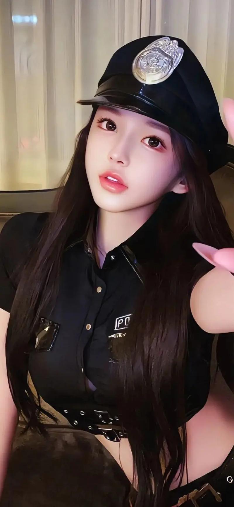 把她的两个乳球弄到玻璃上(图1)
