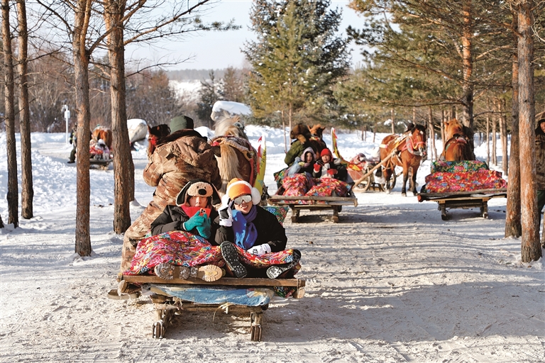 冰天雪地里最北之村正热腾呢——黑龙江漠河北极村发展特色产业的故事(图1)